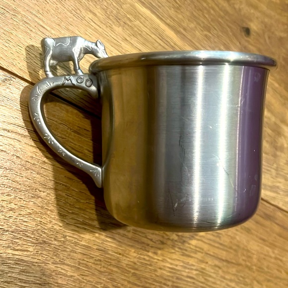 Stainless Steel / Pewter Milk Espresso Cup - Picture 1 of 4